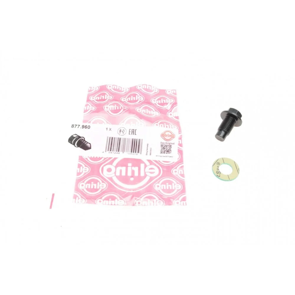 Болт зливу оливи + шайба Toyota Yaris/Citroen C1/Peugeot 107/108 1.0-1.33 02- (M12x1.25)