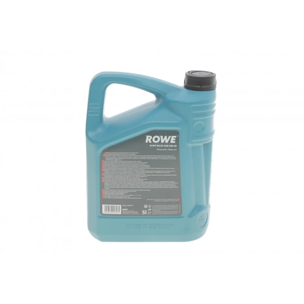 Олива 5W20 HIGHTEC SYNT RS D1 (5L)(WSS-M2C945-A/-B1/960-A1/MS6395/dexos1 Gen 2)(API SP RC/SN PLUS RC