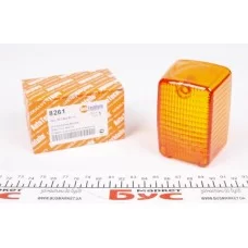 Скло повторювача поворотів DB 609-709 (жовтий) (8261)