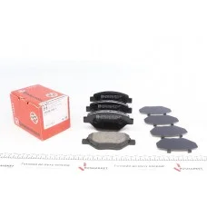 Колодки гальмівні (передні) Renault Megane II 1.4 02- (Bendix-Bosch)