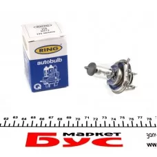 Автолампа H4 12V 60/55W P43t Xenon Plus +30% (1шт)