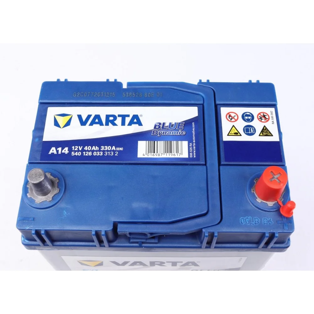 Акумуляторна батарея 40Ah/330A (187x127x227/+R/B00) Blue Dynamic A14 Азія