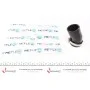 Патрубок інтеркулера (верхній) (L) Audi A1/Seat Ibiza/Toledo/Skoda Fabia/Rapid/VW Polo 1.2D/1.6D 09-
