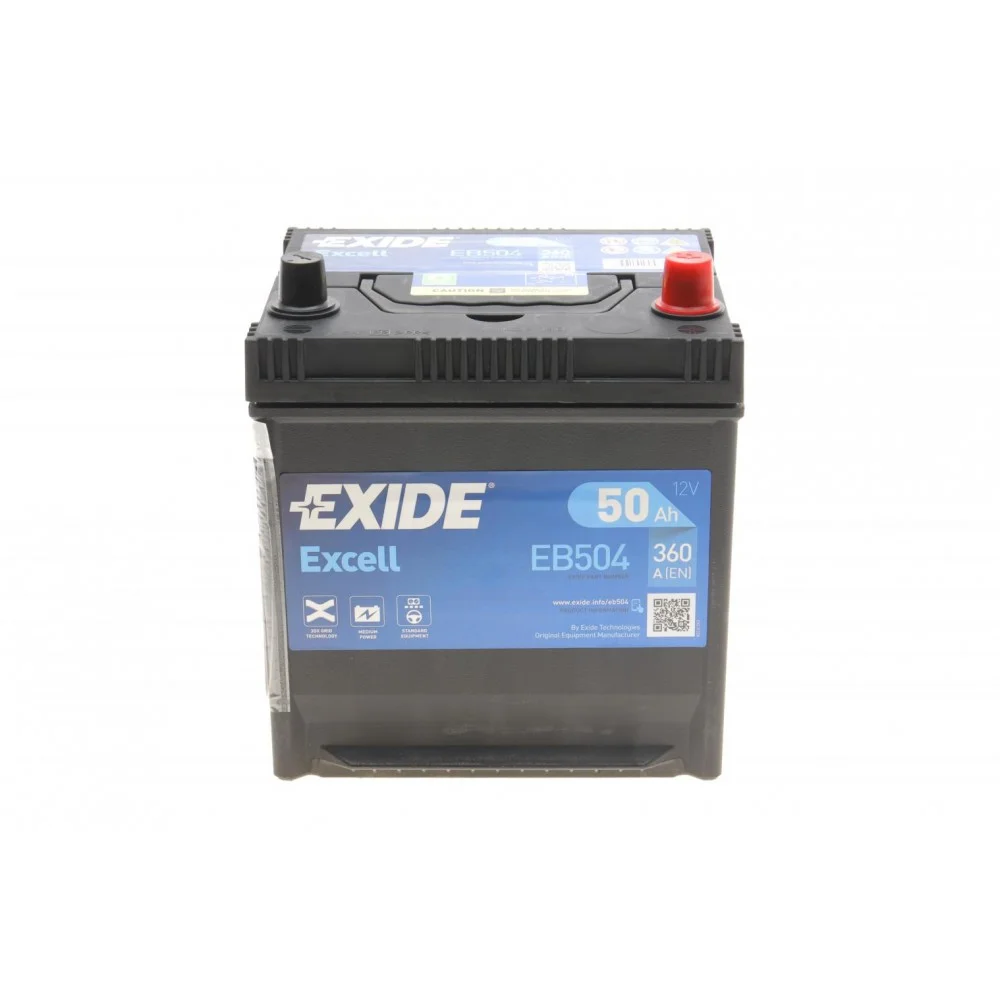 Акумуляторна батарея 50Ah/360A (200x173x222/+R/B1) Excell (Азія)