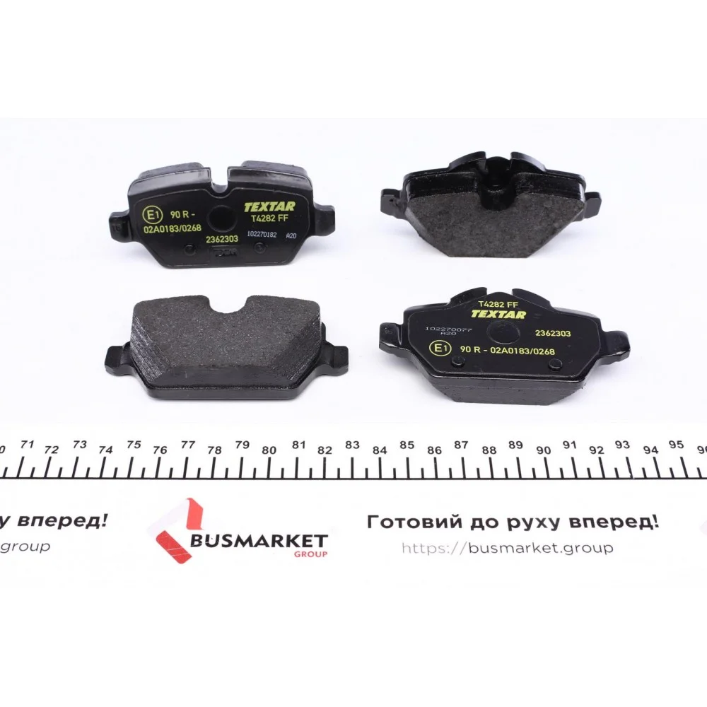 Колодки гальмівні (задні) BMW 3 (E90/E92) 00-13/1 (E81/82/87) 03-13 (TRW) Q+