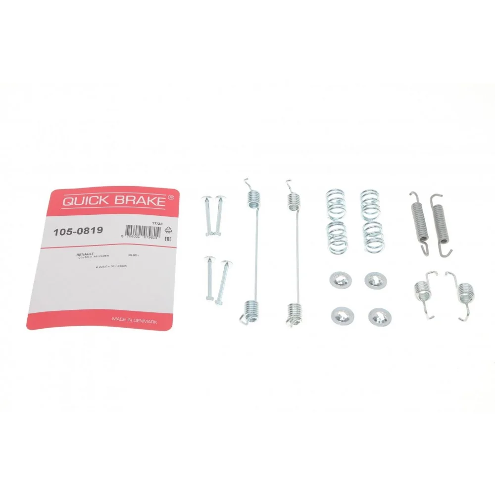 Комплект пружинок колодок ручника Renault Logan/Clio 1.2-1.9dTi 98- (Bosch)