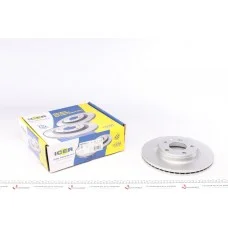 Диск гальмівний (передній) Audi A4/A8 94-09/Seat Exeo 08-/VW Passat B5 96-01 (280x22) (з покр)(вент.)