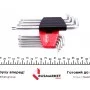 Набір ключів торцевих Г-подібних (9 шт) (T10/T15/T20/T25/T27/T30/T40/T50)