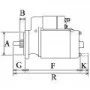 Стартер VW Golf V/VI 1.4/1.6 FSI 03-13 (1kw) (12V) (z=9/10) = 114034