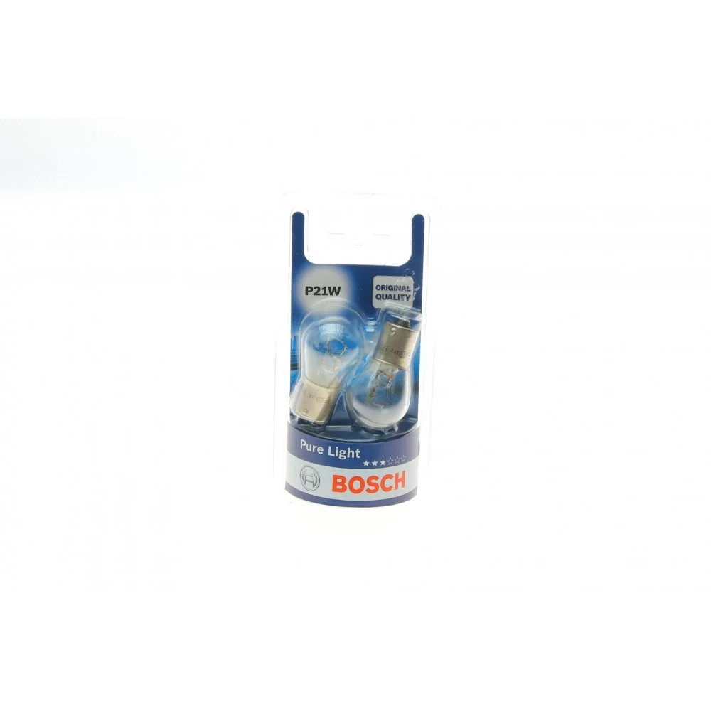 Автолампа P21W 12V 21W BA15s Pure Light (BL) (к-кт 2шт)