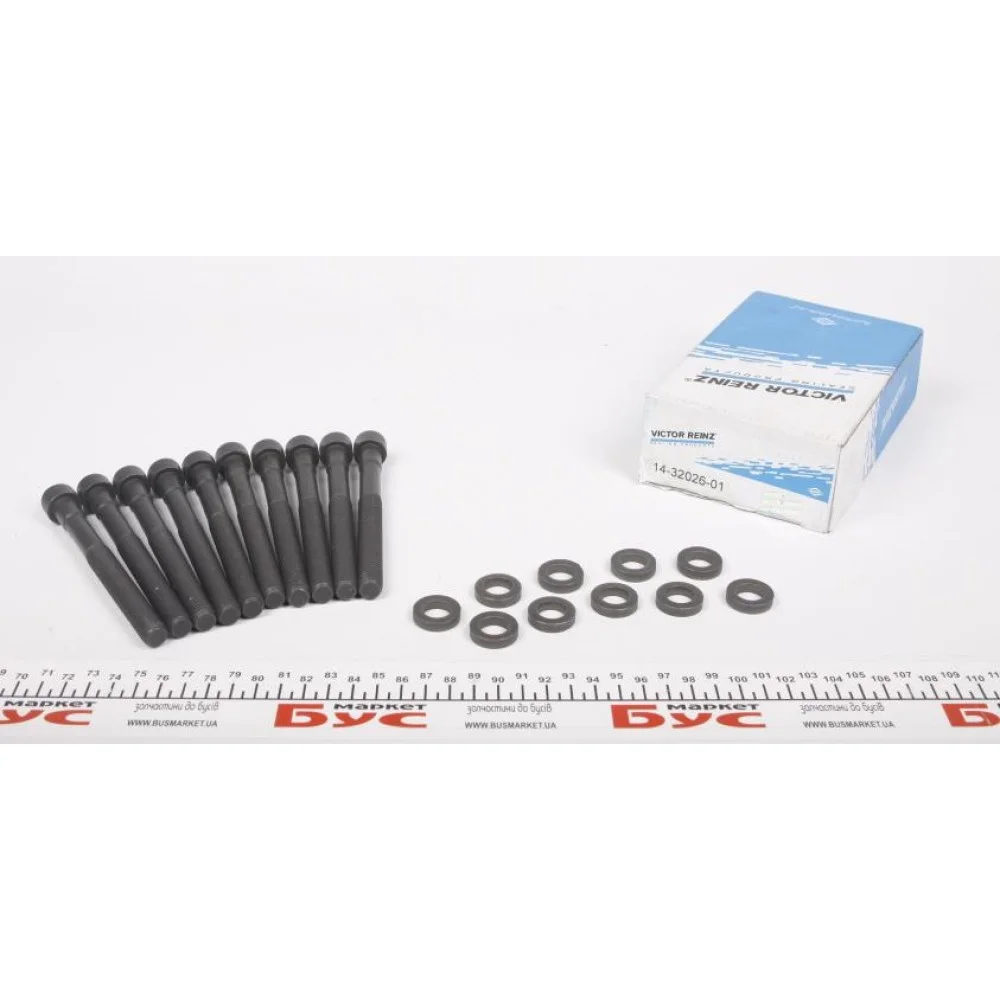 Болти головки (к-кт 10шт.) MB (W124/W201) OM102 (M12x120)