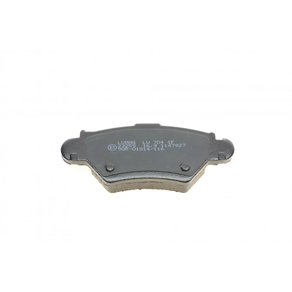 Колодки гальмівні (задні) Opel Astra G/Zafira A 98-09 (Bosch)