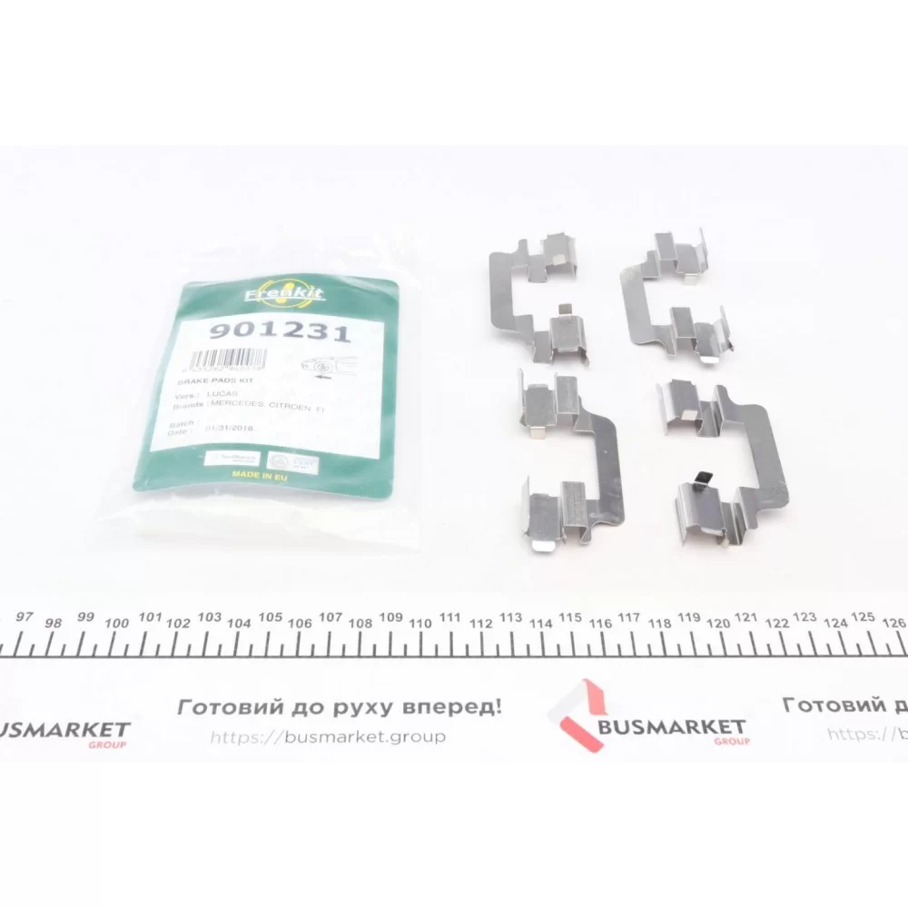Планка супорта (переднього) прижимна (к-кт) Citroen Jumpy/Fiat Scudo/Peugeot Expert 96- (Lucas)