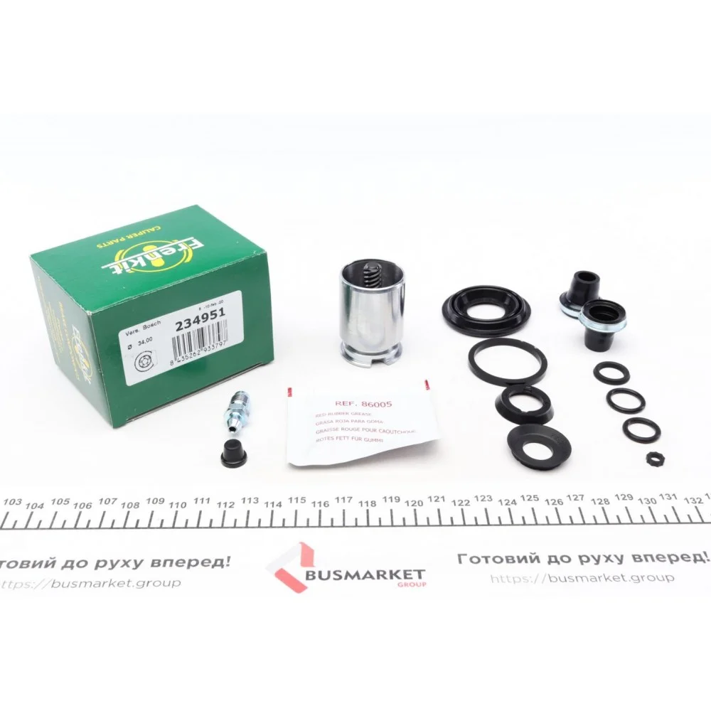 Ремкомплект супорта (заднього) Opel Astra 98-09 (d=34mm) (Bosch) (+поршень з механізмом)