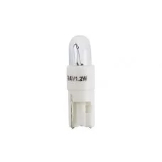 Автолампа 24V 1.2W Kw2X4.6d White (в щиток приладів)