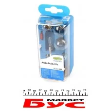 Комплект лампочок H1 12V (H1,P21/5, P21W orange,P21W,R5W,R5 5W,запобіжник 10A)