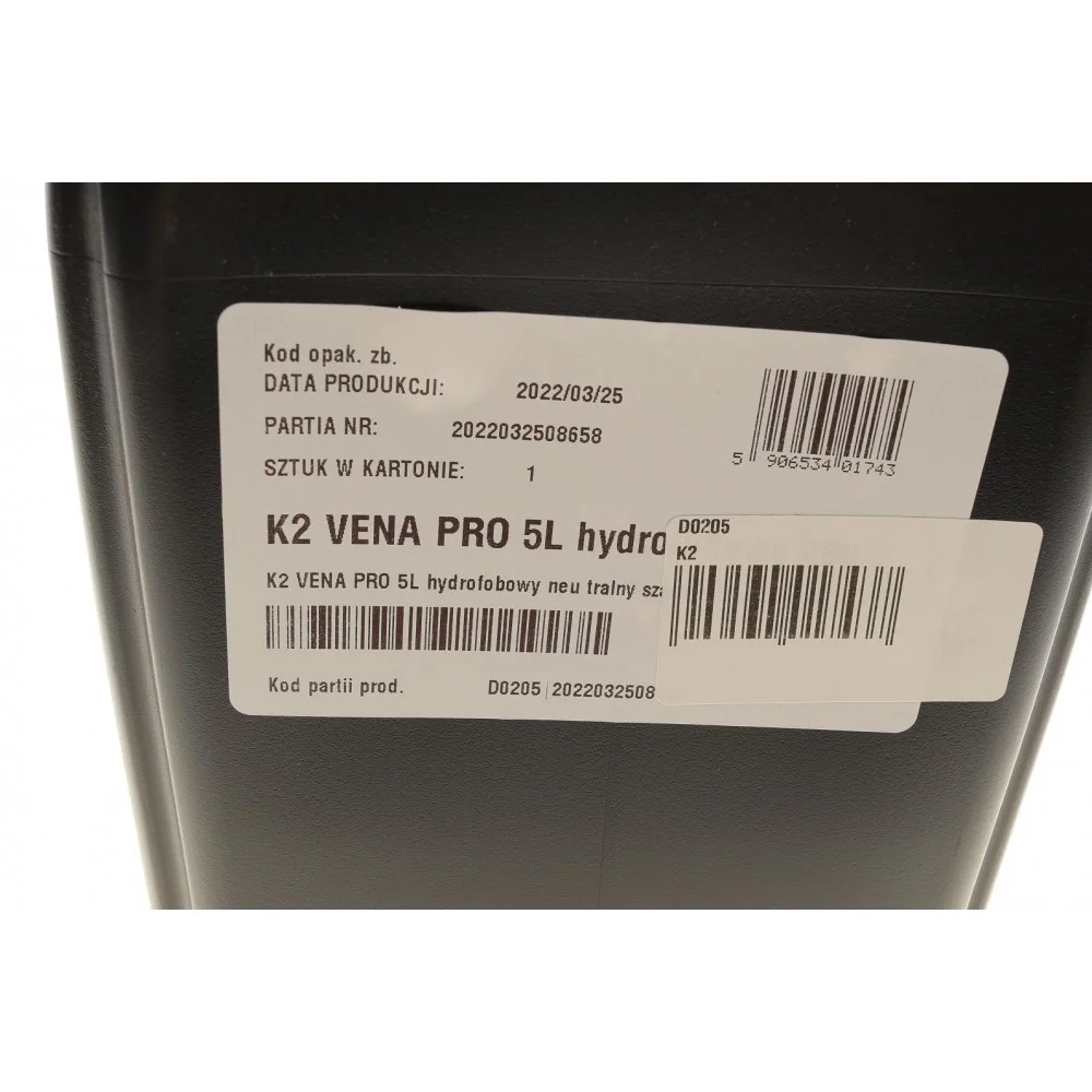 Шампунь для автомобіля Vena PRO (5L) (гідрофобний)