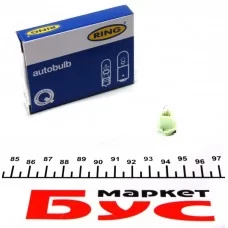 Автолампа 24V 1.2W BAX EBSR Light Green (в щиток приладів)