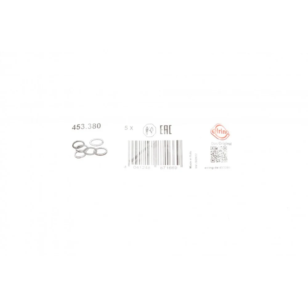 Прокладка патрубка інтеркулера ущільнююча VW Caddy III/T5 03- (46.2mm)