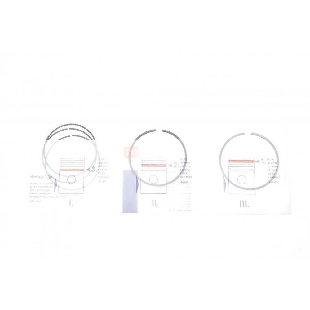 Кільця поршневі Ford Tourneo Connect/Transit Connect 1.6 13- (79mm/STD) (1.2-1.2-2.0) = 8921760000