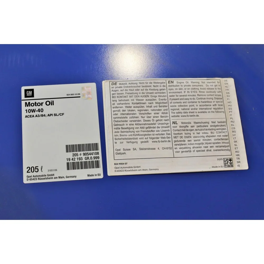 Олива 10W40 GM Semi Synthetic (208L)