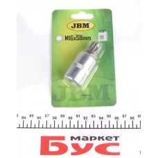 Біта XZN (M16x8mm) + адаптер під ключ 1/2'