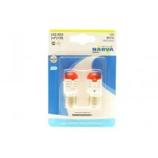 Автолампа P21W 12V BA15s (LED) (червона) (2шт.)