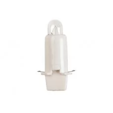 Автолампа 12V 2CP PCB 10mm Tall Twistlock White (в щиток приладів)
