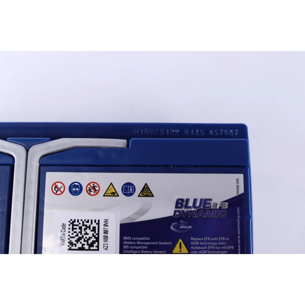 Акумуляторна батарея 80Ah/800A (315x175x190/+R/B13) (Start-Stop EFB) Blue Dunamic N80