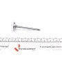 Клапан (випуск) VW Caddy/Golf/Passat 1.6 04-10/Skoda Octavia 1.6 00-13 (33x6x93.9) (азотування)