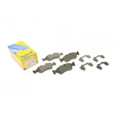 Колодки гальмівні (передні) Opel Astra F 91-01/Vectra A/B 88-03/Kadett E 85-92/Omega A 86-94