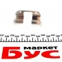 Планка супорта (переднього) прижимна (к-кт) Chevrolet Matiz/Daewoo Matiz 0.8/1.0 03- (Dac)