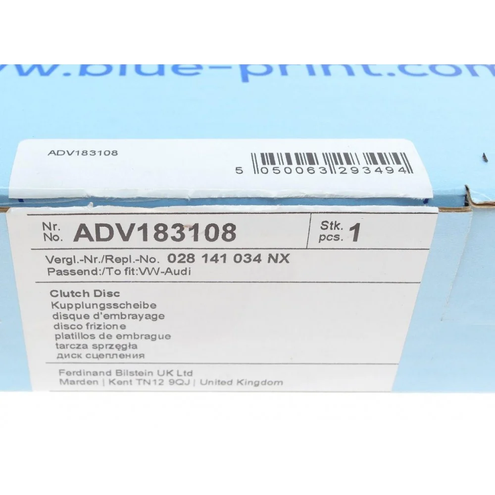 Диск зчеплення VW T4 1.9D/TD (d=215mm)