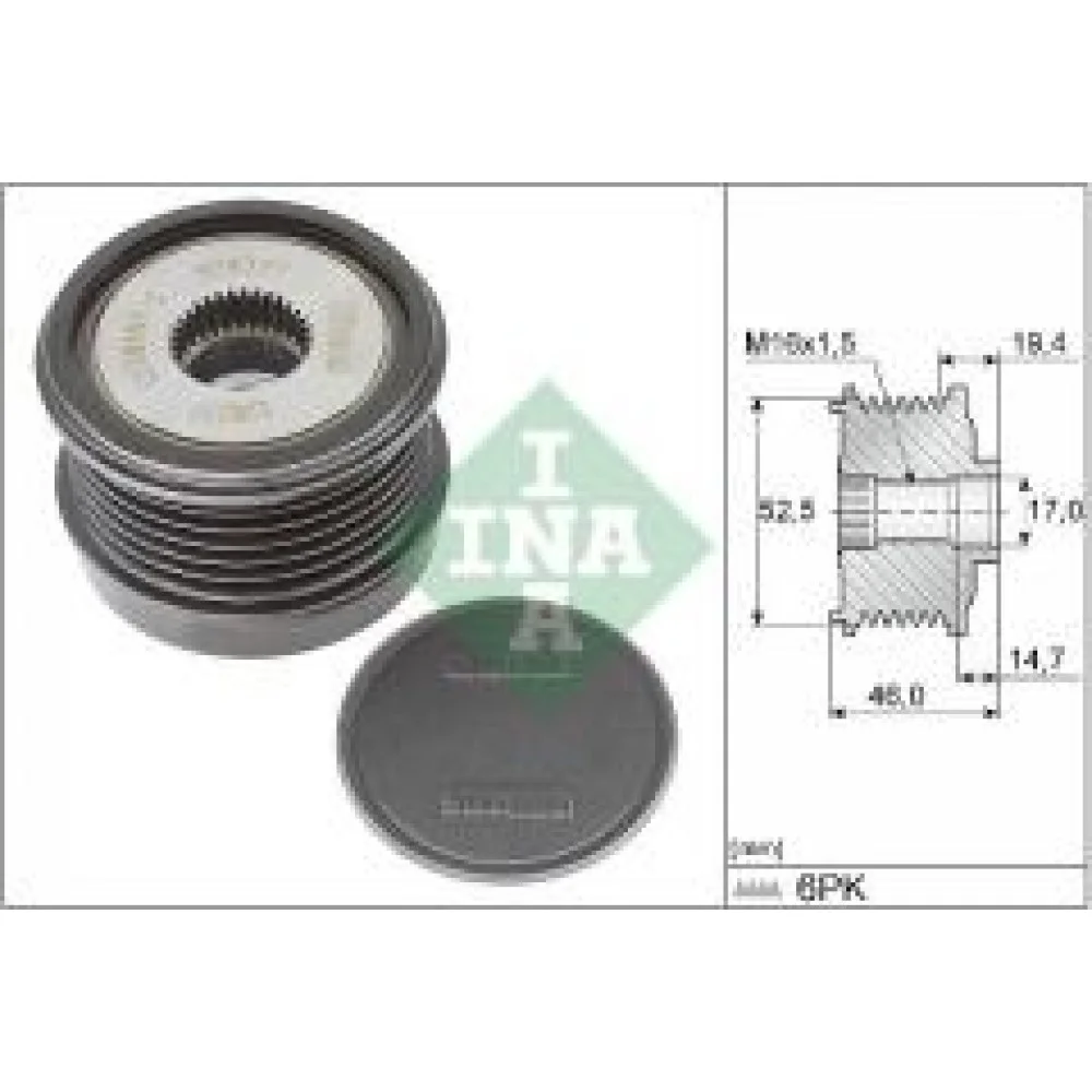 Шків генератора MB E-Class (W213) 1.5/2.0 (M264) 19- (6PK)