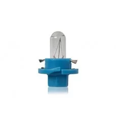 Автолампа 12V 1.2W BX8.4d Blue (в щиток приладів)