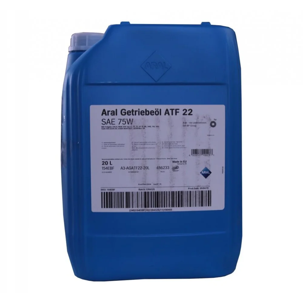 Олива ATF 22 (20 л) (Dexron II/MB 236.6/MAN 339 Тип L2/339 Тип V1/339 Тип Z1)