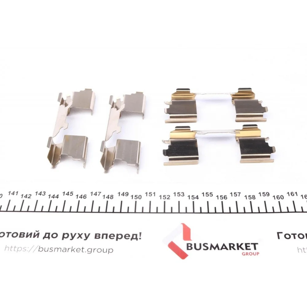 Планка супорта (переднього) прижимна (к-кт) MB Sprinter/VW Crafter 06- (Brembo)