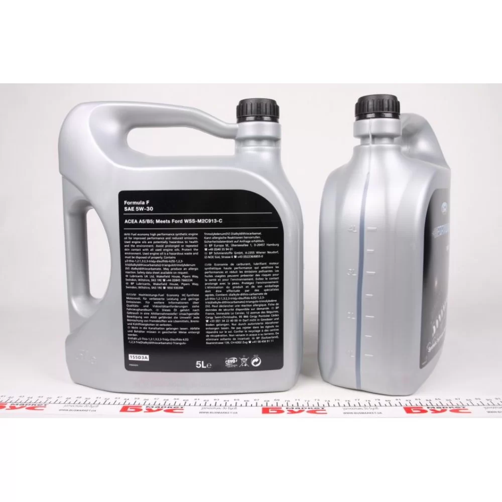 Олива 5W30 Ford Formula F (5L) (155D4A WSS-M2C913-C/WSS-M2C913-B) змінено на 15CF54