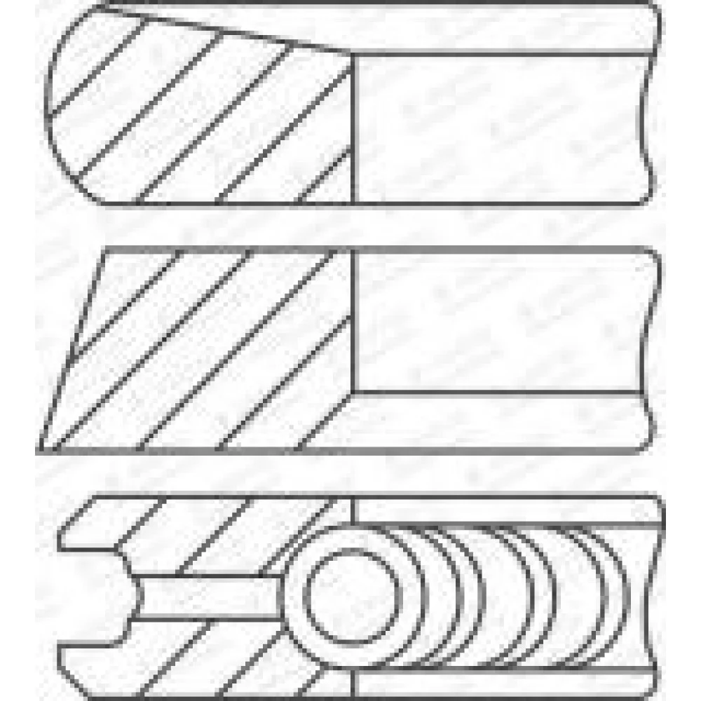 Кільця поршневі Citroen C4/C5/Peugeot 308/508/3008 2.0HDi/BlueHDi 09- (85.0mm/STD)