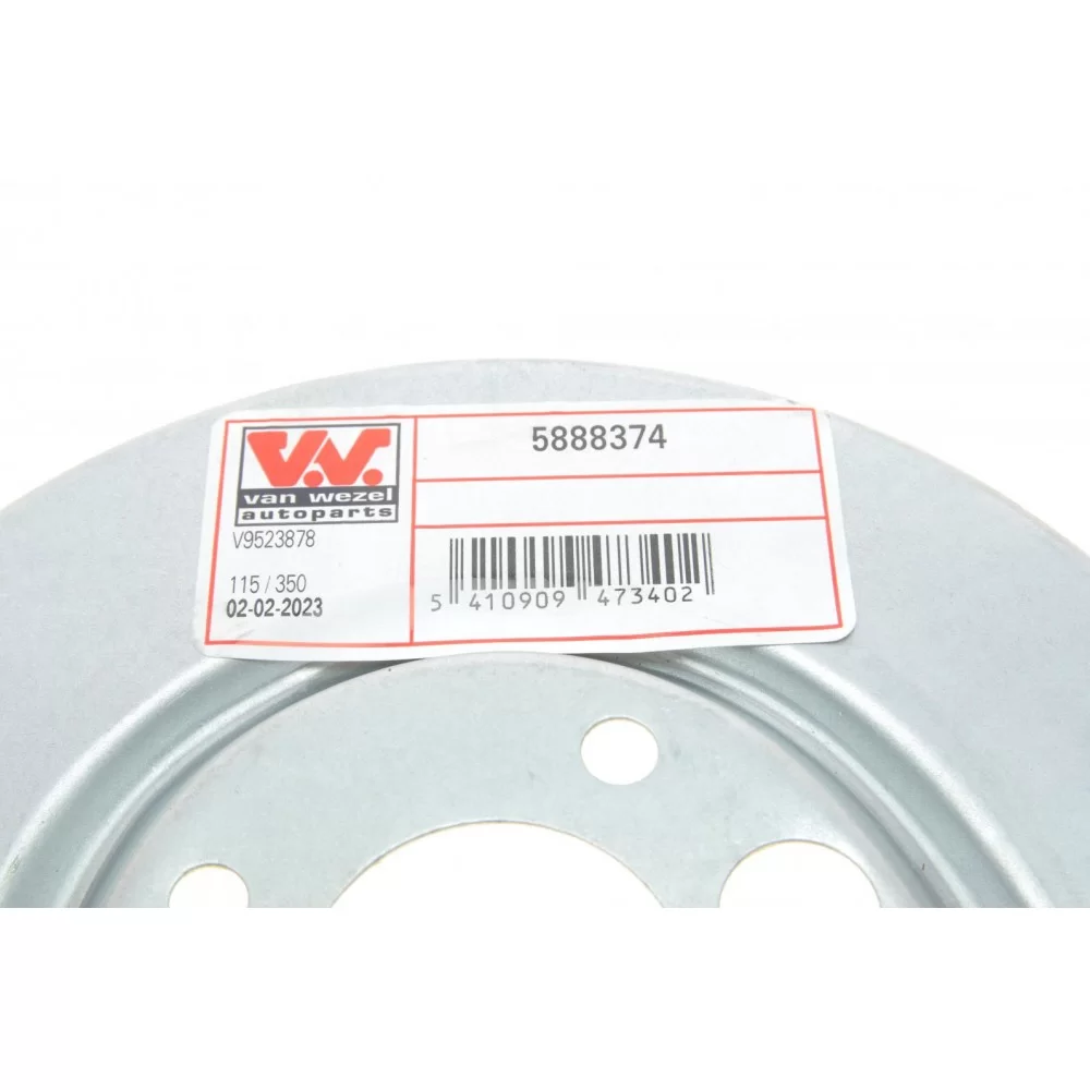 Захист диска гальмівного (заднього) (R) VW Golf IV/Skoda Octavia I/Rapid 96-19
