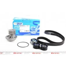 Комплект ГРМ + помпа Opel Astra F/Vectra A/B/Omega B 1.8-2.0i 16V 93-99 (169х24) (PA572)