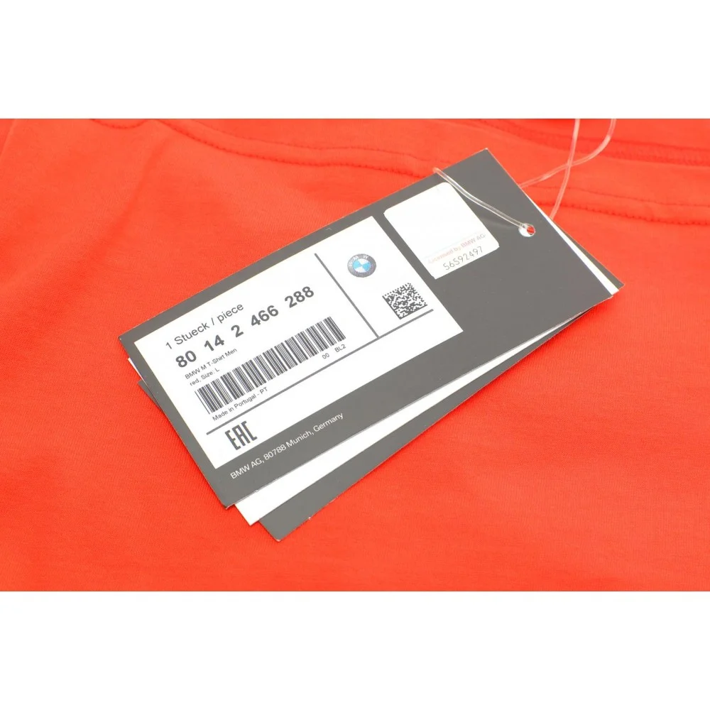 Футболка чоловіча BMW (L) (червона) M Collection