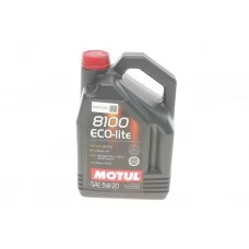 Олива 5W20 8100 Eco-lite (5L) (GM dexos1/M2C 930-A/M2C 945-A) (109104)
