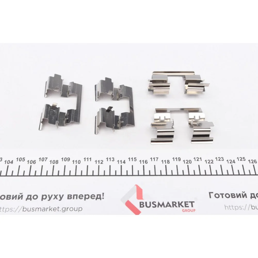 Планка супорта (переднього) прижимна (к-кт) Opel Astra K 15- (Lucas)