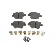 Колодки гальмівні (задні) VW Caddy III 1.6/2.0TDI 10- (з комплектом планок опори прижимних)