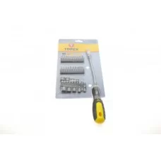 Викрутка з гнучким стержнем +31 біта SL4-13mm PH1/PH2/PH3/PZ1/PZ2/PZ3/H3/H4/H5/H6/H8/T10/T15/T30
