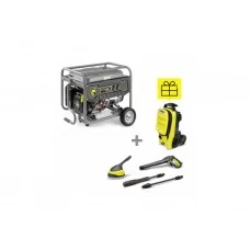 Електрогенератор PGG 8/3 (7.5kW/380V/3 фази) + міні-мийка K5