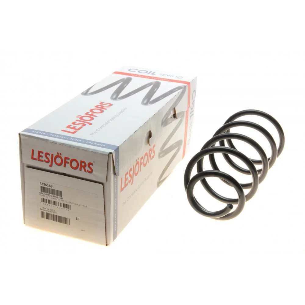 Пружина (задня) Fiat Punto 1.2/1.3D Multijet/1.4 12-15 (хетчбек) (кроме GBT)