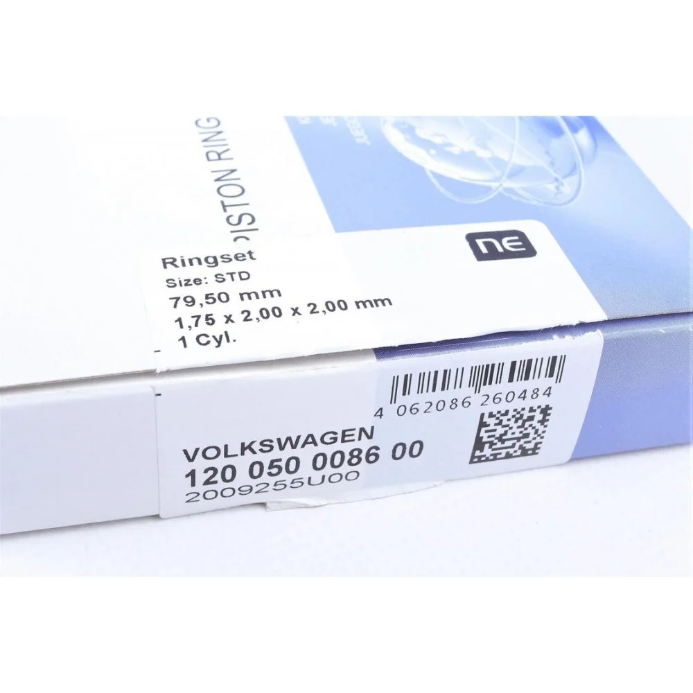 Кільця поршневі VW Polo/Skoda Fabia 1.4TDI 14- (79.50mm/STD) (1.75-2.0-2.0) = 8950980000