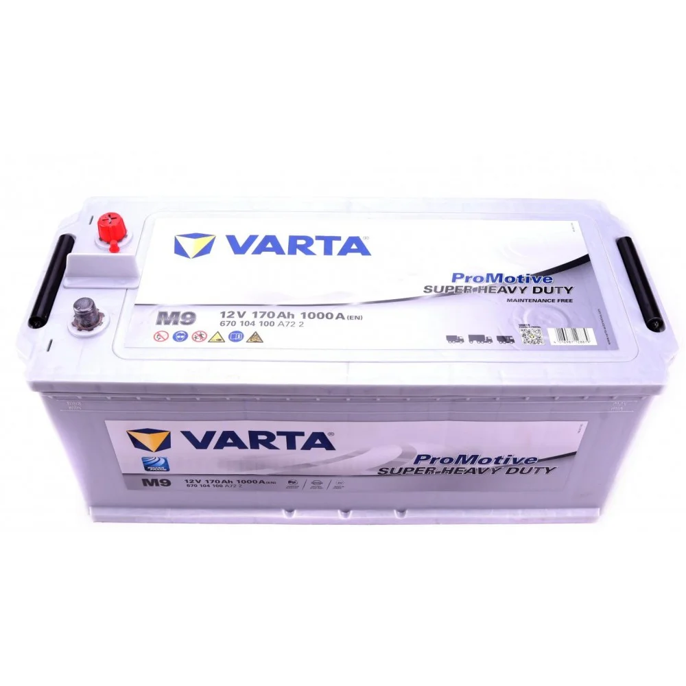 Акумуляторна батарея 170Ah/1000A (513x223x223/+L/B13) Promotive SHD M9 замінено на 670104100 A722